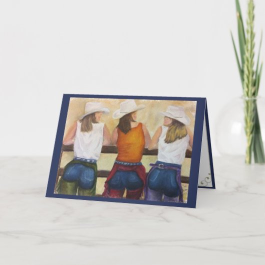 カウガールズも楽しく過ごしたい .. カード (正面)