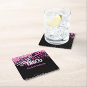 カウガールディスコバチェロレッテ ラストライドロデオだよ スクエアペーパーコースター (インサイチュ)