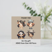 カウガールパーティ サンキューカード (スタンド正面)