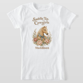 カウガールブルーの誕生日 Tシャツ