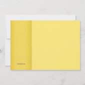 カウガールブーツとバーボンの招待状 招待状 (裏面)