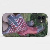 カウガールブーツ Case-Mate iPhoneケース (裏面(横))