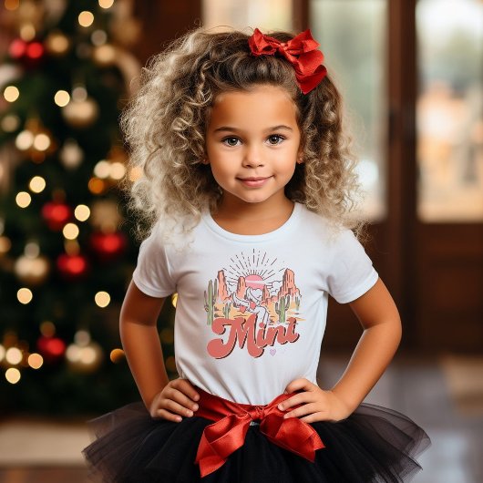 カウガールママと私のお揃い誕生日 トドラーTシャツ
