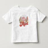 カウガールママと私のお揃い誕生日 トドラーTシャツ (正面)