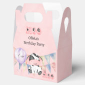 カウガールモー1st誕生日パーティーカスタム フェイバーボックス (オープン)