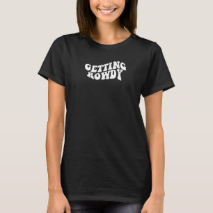 カウガール婚約パーティー ウエディング Tシャツ