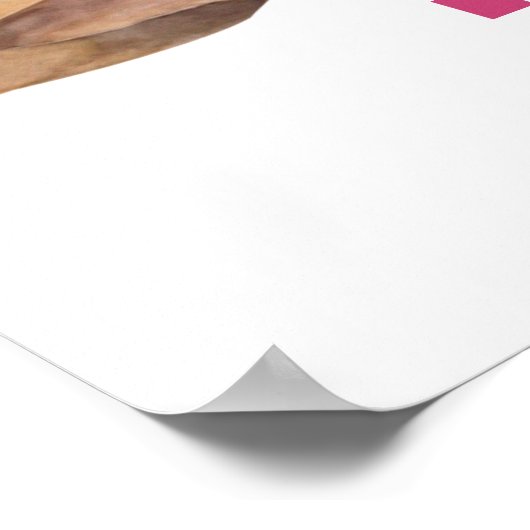 カウガール最初のロデオ馬の農場パーティー歓迎看板 ポスター (角)