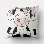 カウガール20x20 クッション (正面)
