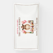 カウガール ウェスタン ロデオ 横断幕 (縦)