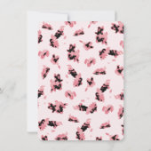 カウガール ウェスタン 誕生日パーティー 招待状 (裏面)