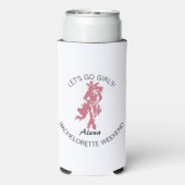 カウガール・クルー独身最後の祭り スリム缶クーラー (Seltzer裏面)