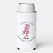 カウガール・クルー独身最後の祭り スリム缶クーラー (Seltzer正面)