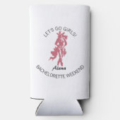 カウガール・クルー独身最後の祭り スリム缶クーラー (裏面)