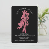 カウガール・クルー独身最後の祭り 招待状 (スタンド正面)