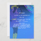 カウガール ディスコ ブライズメイド ラスト ライド ロデオ 招待状 (裏面)