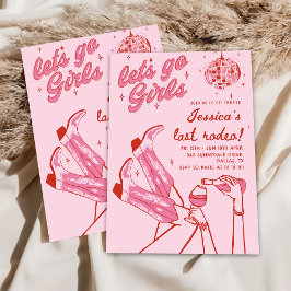 カウガール ディスコ ブライズメイド ロデオ ウィークエンド 招待状