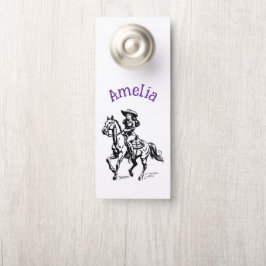 カウガール ドアノブサイン