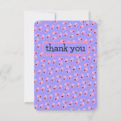 カウガール ハット バースデー パーティー サンキューカード (正面)