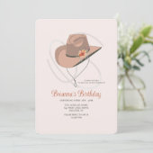 カウガール ハット 招待状 (スタンド正面)