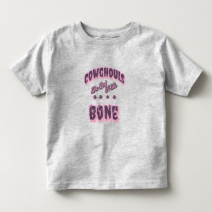 カウガール ハロウィン COWGHOULS はボーンまで悪い トドラーTシャツ