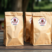 カウガール・バチェロレッテ・パーティーの鞭 ワイン & ワイルド・タイムス ラウンドシール