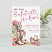 カウガール・バチェロレッテ・パーティ 招待状 (スタンド正面)