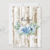 カウガール ブライダルシャワーの招待状 招待状 (裏面)