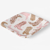 カウガール ブート パーティ プレート (傾斜あり)