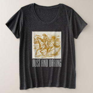 カウガール プラスサイズTシャツ