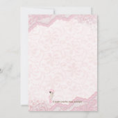 カウガール ベイビー シャワー 招待状 (裏面)