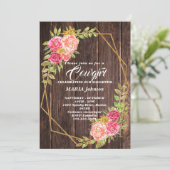 カウガール ベビーシャワー 招待状 (スタンド正面)