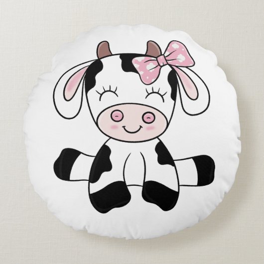 カウガール ラウンドクッション (正面)