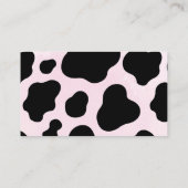 カウガール ラストロデオ ピンク QR コード レジストリーカード エンクロージャーカード (裏面)