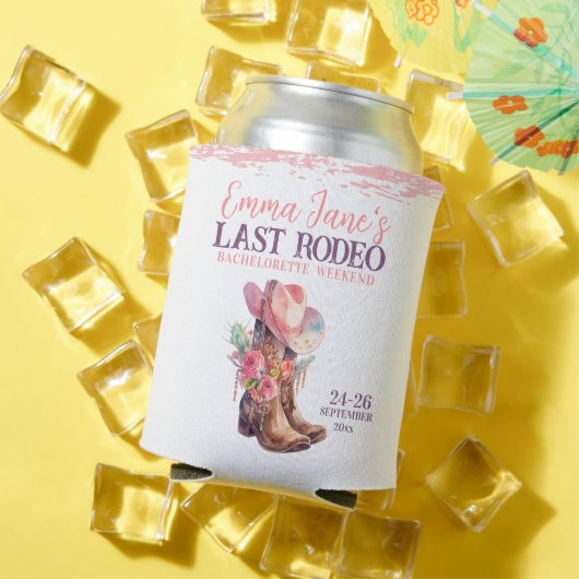カウガール ラスト ロデオ ピンク ブライズメイド 缶クーラー (インサイチュ 夏)