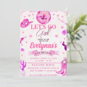 カウガール レッツゴー パーティー 招待状 (スタンド正面)