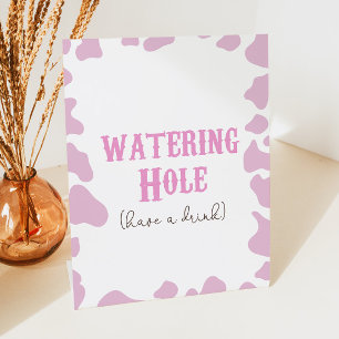 カウガール ロデオ ウェスタン ワーキングホール ドリンク パーティー 台座サイン