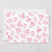 カウガール ロデオ ウェスタン 1歳の誕生日 お礼カード 招待状 (裏面)