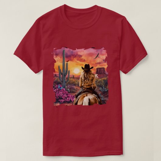 カウガール Tシャツ (デザイン正面)