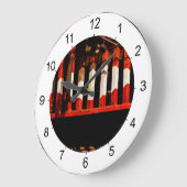 カウキャッチャー ラージ壁時計 (傾斜)