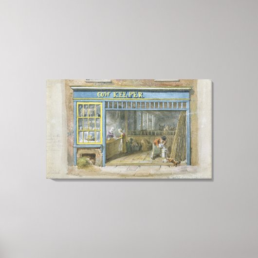 カウキーパー， 1825 キャンバスプリント (正面)