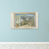 カウキーパー， 1825 キャンバスプリント (インサイチュ (ウッドフロア))