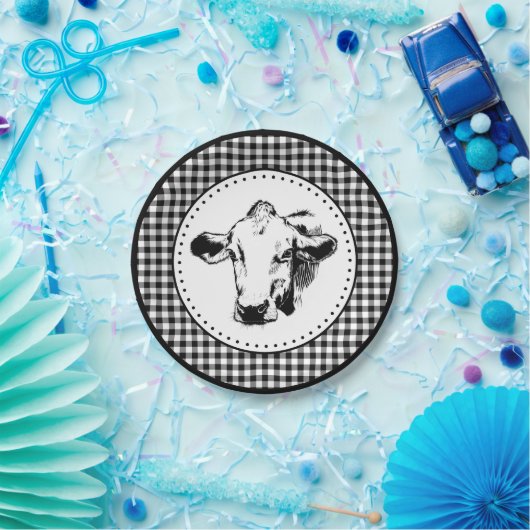 カウギンガムファームハウス ペーパープレート (パーティー)