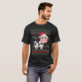 カウクリスマスオーナメントファームアグリー Tシャツ (正面フル)
