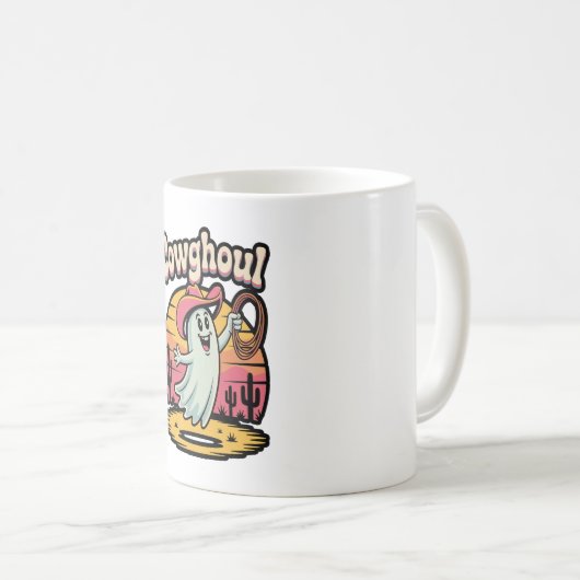 カウグウルハロウィン不気味 コーヒーマグカップ (正面右)