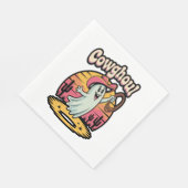 カウグウルハロウィン不気味 スタンダードランチョンナプキン (角)