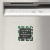 カウグリーンとホワイトモノグラム マグネット (インサイチュ (食洗機))