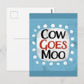 カウゴーズモーはがき ポストカード (正面/裏面)