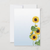 カウサンフラワーガールファースト誕生日 サンキューカード (裏面)