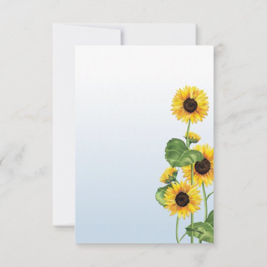 カウサンフラワーガールファースト誕生日 サンキューカード (裏面)