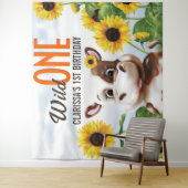 カウサンフラワーガールファースト誕生日 タペストリー (インサイチュ)